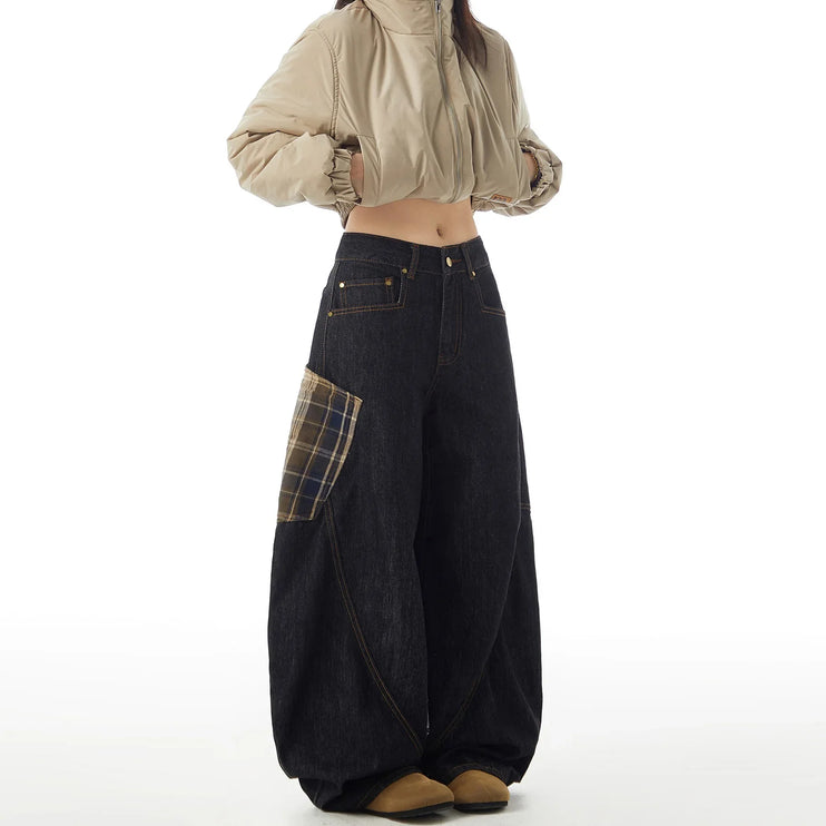 Splicing Knife Edge Jeans------ 7634 - TALKLESSFASHION