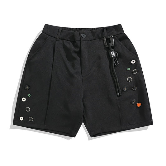 VividSnap Semi-Elastic Shorts—4188 - TALKLESSFASHION
