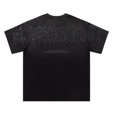 Black-Energy Embroidery T-shirt—4996 - TALKLESSFASHION