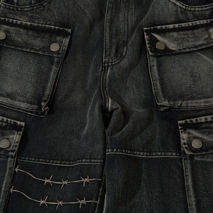 Embroidery RockTrail Explorer Jeans—7316 - TALKLESSFASHION