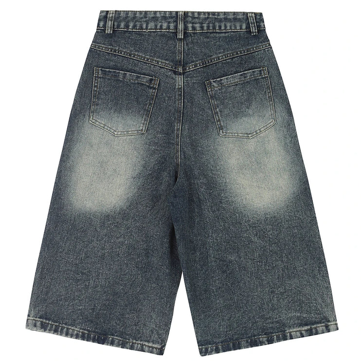 Talkless Vintage Denim Shorts --9260 - TALKLESSFASHION