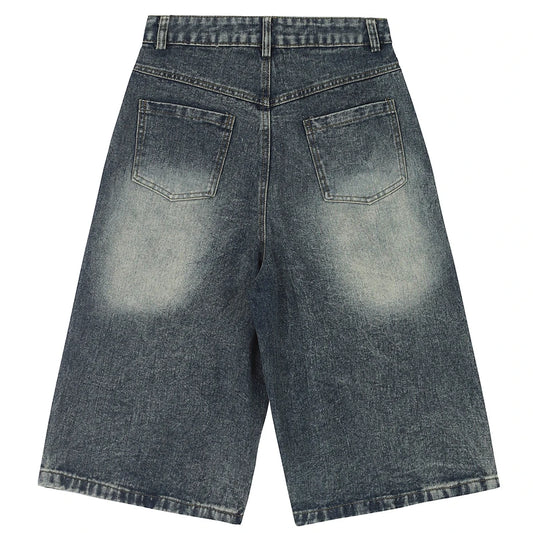 Talkless Vintage Denim Shorts --9260 - TALKLESSFASHION