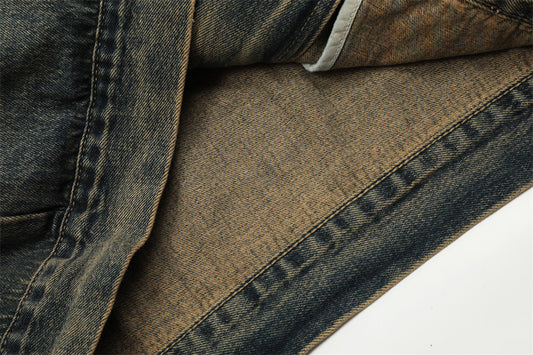 Denim Cargo Pants Jacket Men's Coat - TALKLESSFASHION