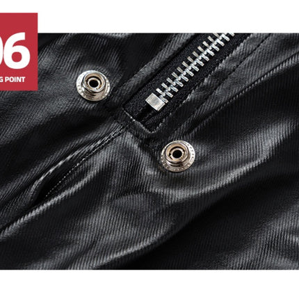 MatteCoat Casual leather Pants—-5388