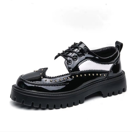 TLF Casual Patent Leather Shoe. ——2952 - TALKLESSFASHION