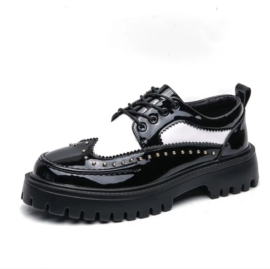 TLF Casual Patent Leather Shoe. ——2952 - TALKLESSFASHION
