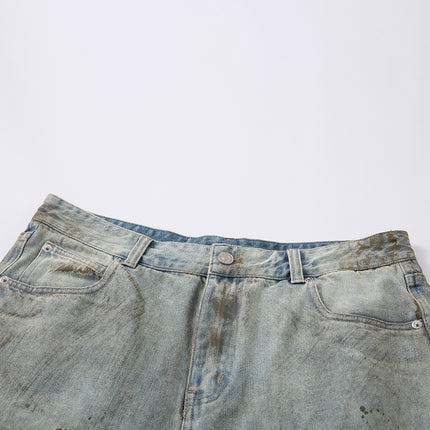 Urban Edge Washed Denim Short—5539 - TALKLESSFASHION