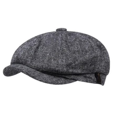 Razor Party Hat Peaky Blinder Beret Male Octagonal Female Newsboy British Retro - TALKLESSFASHION