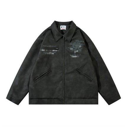 Crossroad Leather Jacket—7349 - TALKLESSFASHION