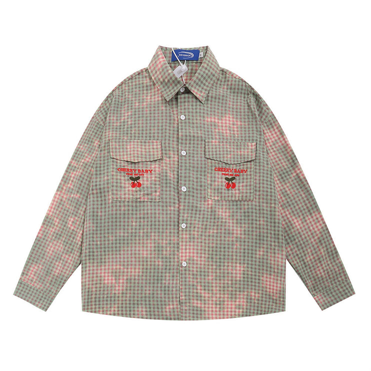 Tie-dyed Long-sleeved Shirt—-2117 - TALKLESSFASHION