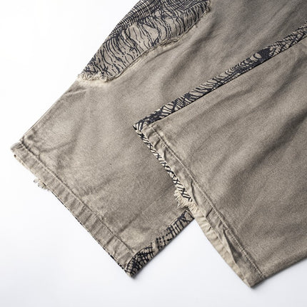 Irregular Ripped Splicing—-7096