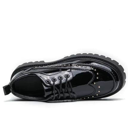 TLF Casual Patent Leather Shoe. ——2952 - TALKLESSFASHION