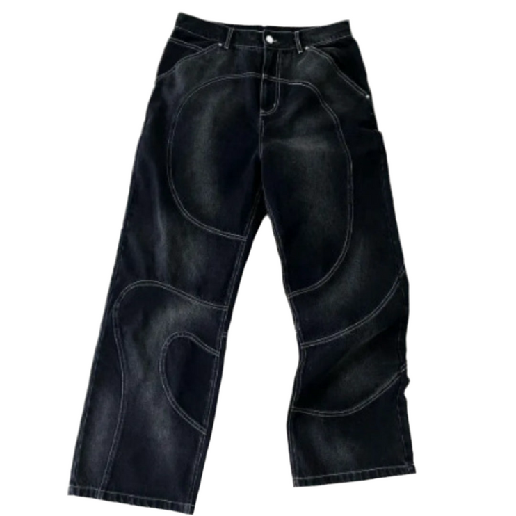 Urban Groove Straight Jeans—7378 - TALKLESSFASHION