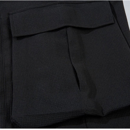 Retro Spring Black Cargo Pants—3855 - TALKLESSFASHION
