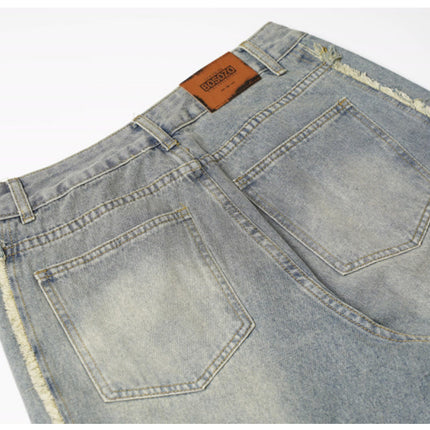 Vintage Stripe Distressed Jeans—7522 - TALKLESSFASHION