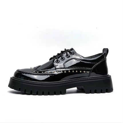 TLF Casual Patent Leather Shoe. ——2952 - TALKLESSFASHION