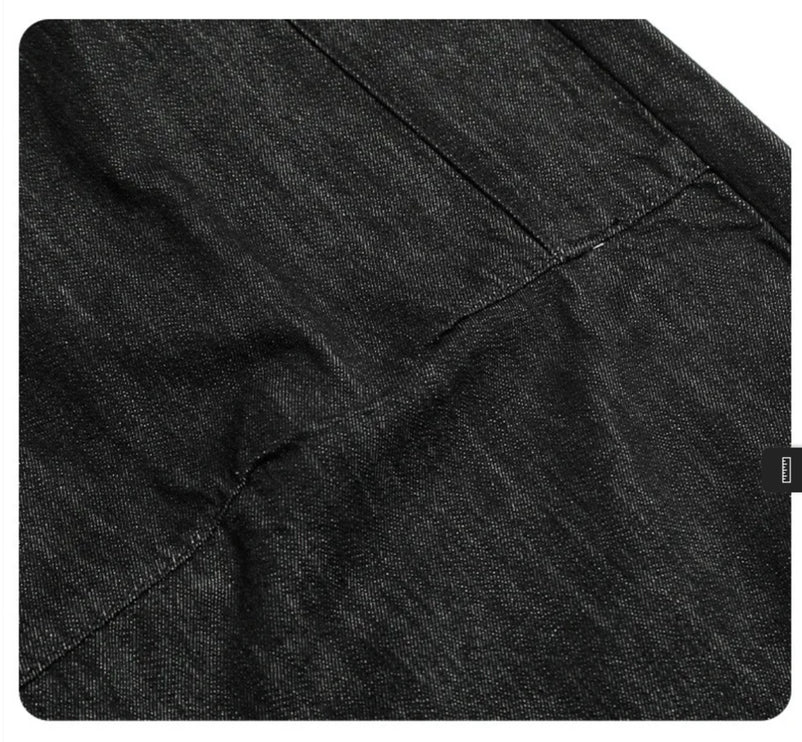 TALKLESS Curved Washed Splicing Casual Jeans ----3400 - TALKLESSFASHION