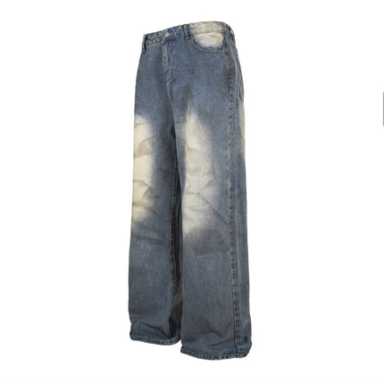 Urban Edge Ink Splatter Denim Jeans —7529 - TALKLESSFASHION