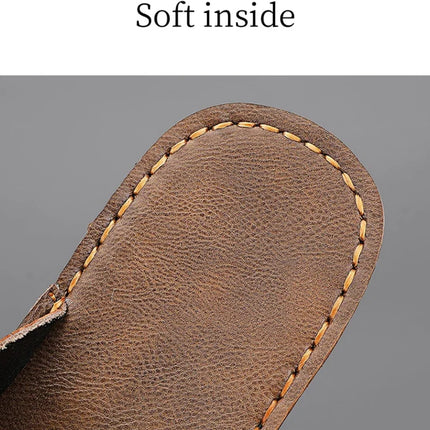 TALKLESS Luxury Leather Slippers—-2643 - TALKLESSFASHION