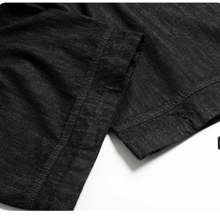 TALKLESS Curved Washed Splicing Casual Jeans ----3400 - TALKLESSFASHION