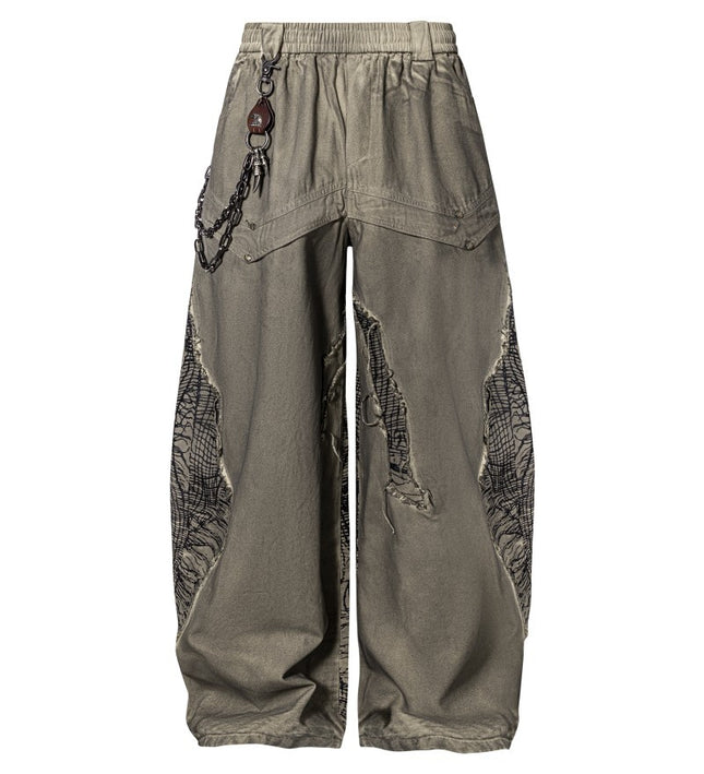 Irregular Ripped Splicing—-7096