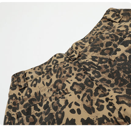 Leopard Luxe Cropped short Jort—1993 - TALKLESSFASHION