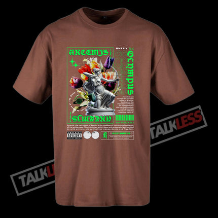 ARTEMIS unisex oversize T-Shirt --4099 - TALKLESSFASHION