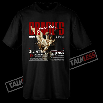 CRADLES GUARDIAN unisex oversize T-Shirt Short sleeve - TALKLESSFASHION