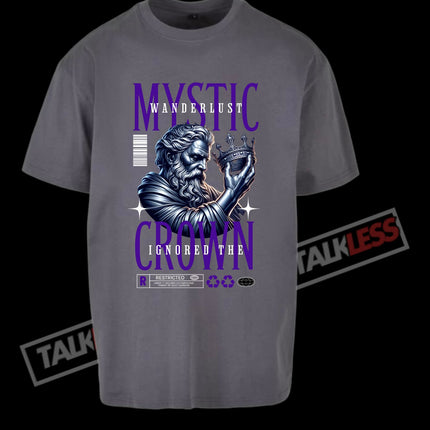 MYSTIC CROWN unisex oversize T-Shirt Short sleeve - TALKLESSFASHION