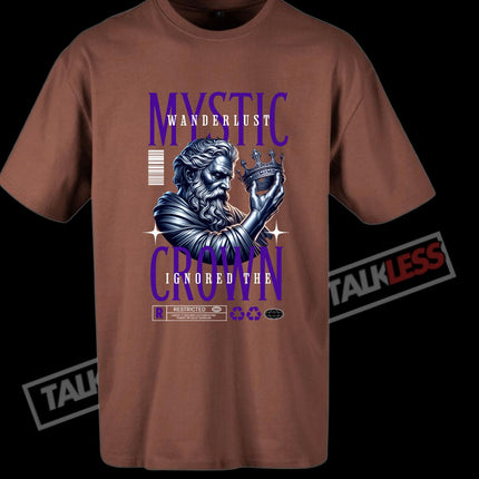 MYSTIC CROWN unisex oversize T-Shirt Short sleeve - TALKLESSFASHION