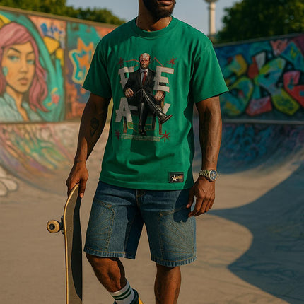 FEAR unisex oversize T-Shirt Short ---4097 - TALKLESSFASHION
