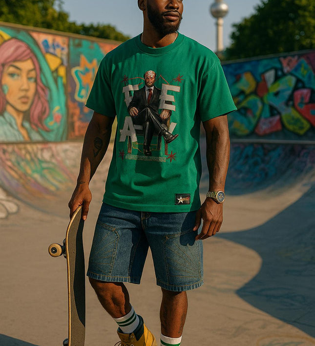 FEAR unisex oversize T-Shirt Short ---4097 - TALKLESSFASHION