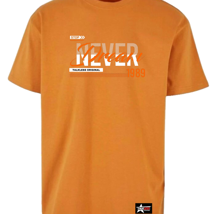 NEVER STOP unisex oversize T-Shirt Short sleeve streetwear - TALKLESSFASHION