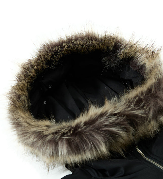 Simple Versatile Hooded Padded Jacket