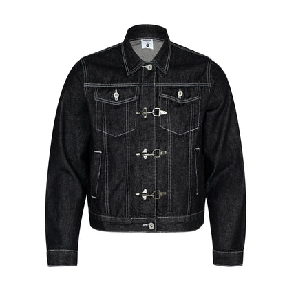 Chaotic High Street Individuality Design Loose Denim Jacket