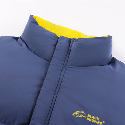 thickened semi-turtleneck warm bread jacket