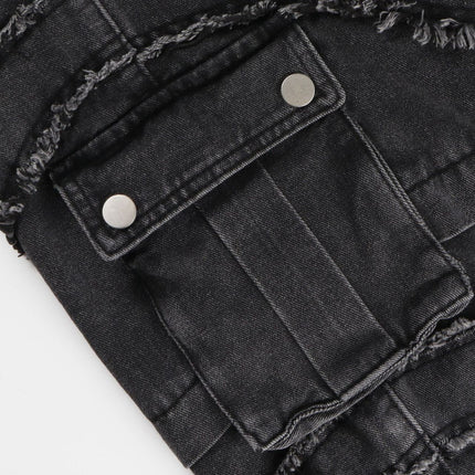 Bearded Design Denim jeans