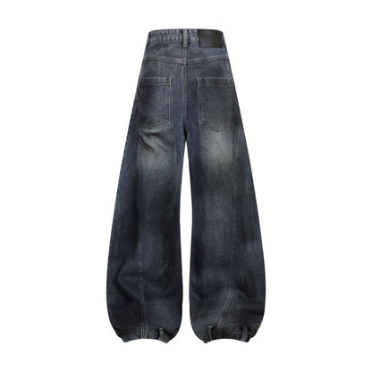Retro Washed Ripped & Stitch Jeans—3376 - TALKLESSFASHION