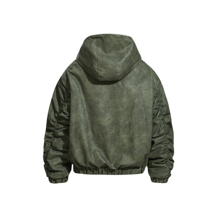 Street Statement Design Loose Hooded Jacket Jacket