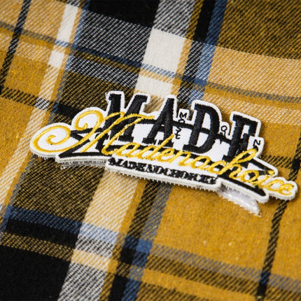 two sided plaid hooded jacket on both sides
