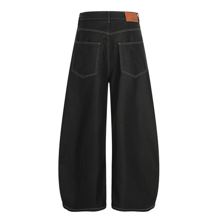 Street Coated Monogram Print Jeans
