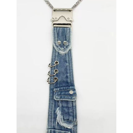 trend denim tie