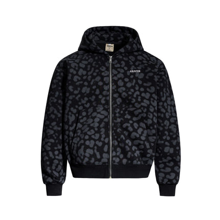 American leopard print hooded