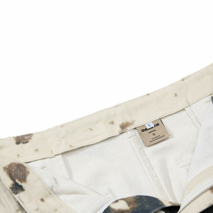 New American Street Trendy High Street Individual Design Loose Slacks Pants Pants