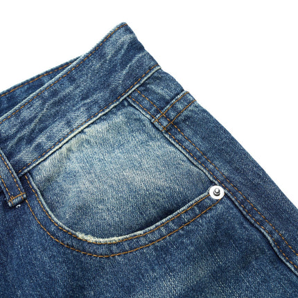 Trendy High Street Personality Washed Denim jeans