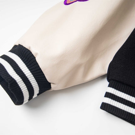 Heavy industry embroidery letter baseball uniform jacket