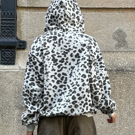 American leopard print hooded
