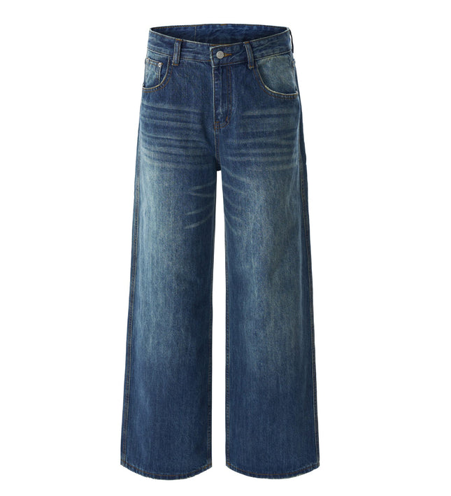 Trendy High Street Personality Washed Denim jeans