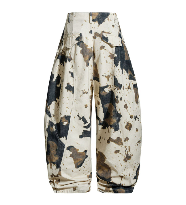 New American Street Trendy High Street Individual Design Loose Slacks Pants Pants