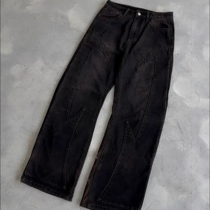 Batwave Streetwear embroidered Jeans